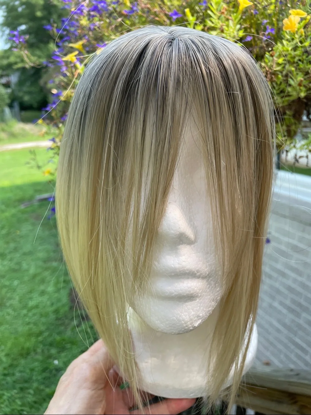 NWT ash blending dirty blonde topper highlights ombré topper